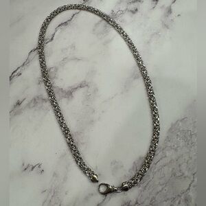 Sterling Silver Byzantine Necklace